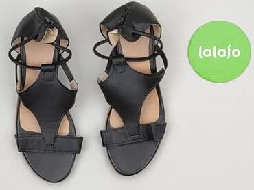 sandalki na klocki: Sandały damskie, rozmiar 43 — 2