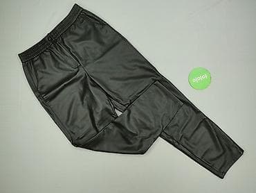 dresy czarne: Spodnie materiałowe damskie, rozmiar M — 2