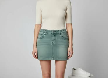 spódniczka jeansowe zara: Dept, Spódnica damska, rozmiar S — 7