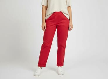 czerwone rajstopy calzedonia: Spodnie materiałowe damskie, rozmiar 2XL — 6