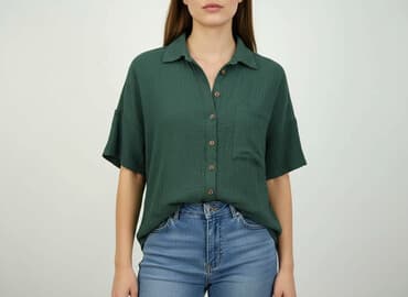 garnitury damskie shein: Shein, Koszula damska, rozmiar L — 7