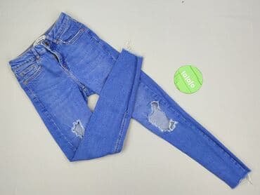 klapki cos: Spodnie jeansowe, New Look, 11 lat, 146, stan - Idealny — 2