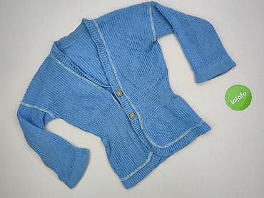 niebieski sweter: Cardigan, Kardigan damski, rozmiar S — 2