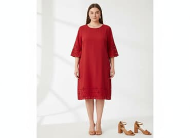 shein sukienki plus size czerwone: Shein, Sukienka damska, rozmiar XL — 7