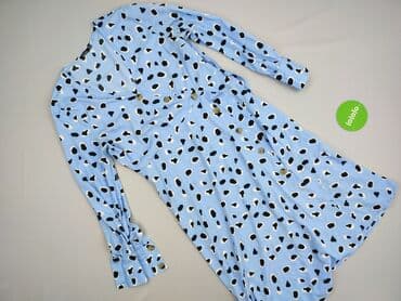 reserved sukienka niebieska w groszki: Boohoo, Sukienka damska, rozmiar 2XL — 2