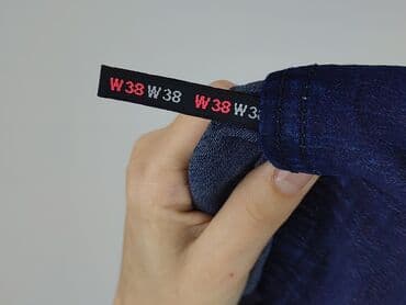 krótkie spodenki przed kolano jeansowe damskie: ONLY, Szorty damskie, rozmiar M — 5