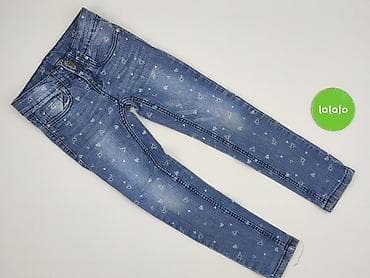 skarpety adrian: Spodnie jeansowe, Y.F.K., 8 lat, 128, stan - Bardzo dobry — 2