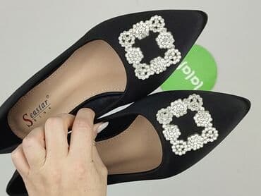 sandały koturna ccc: Seastar, Balerinki damskie, rozmiar 39 — 5