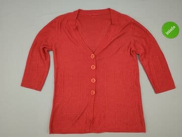 sweter z dekoltem v: Kardigan damski, rozmiar L — 2