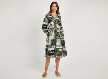 sukienki w paski: Wibs, Sukienka damska, rozmiar L — 6