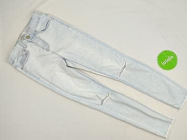 leopard jeans: Jeansy damskie, rozmiar S — 2