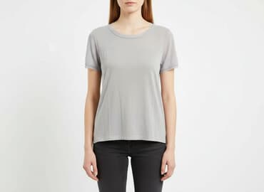 t shirty z dekoltem na plecach: H&M, T-shirt damski, rozmiar S — 6