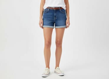 krótkie spodenki armani: Denim, Szorty damskie, rozmiar XS — 8