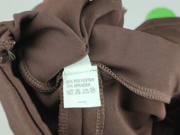 czarne spodnie woskowane z wysokim stanem: Skirt, 8 years, 122-128 cm, condition - Perfect — 5
