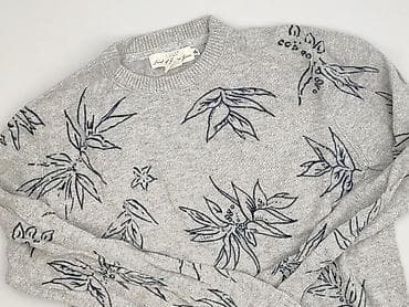 biale trampki hm: H&M L.O.G.G., Sweter damski, rozmiar M — 1