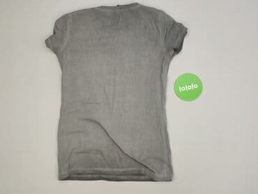 ubrania z kotami: T-shirt damski, rozmiar S — 4