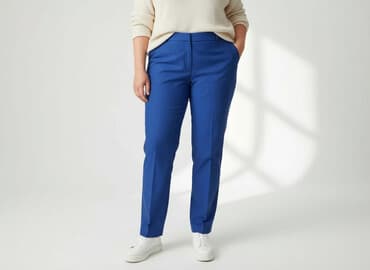 buto spodnie: Spodnie materiałowe damskie, rozmiar 4XL — 6