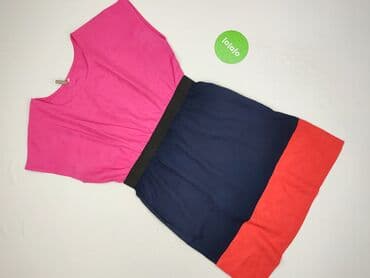 niebieska sukienka z długim rękawem: Women`s dress, size S — 3