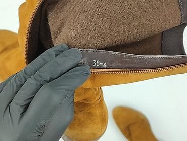 ccc bordowe botki: Kozaki damskie, rozmiar 38 — 5