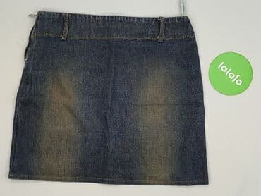 spódniczka dżinsowe z wysokim stanem: Spódnica damska, rozmiar L — 3