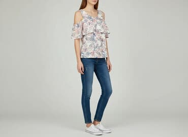 pepco koszula biała: Pepco, Bluzka damska, rozmiar XS — 1