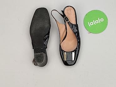 botki nessi: Czółenka damskie Gino Piacci, rozmiar 37 - Model: slingback z odkrytą — 3