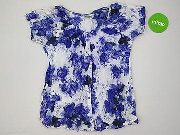 chabrowa bluzki plus size: Bluzka damska, rozmiar L — 2