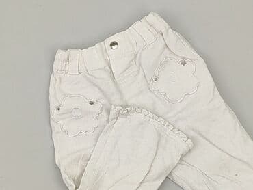 Baby material trousers, 9-12 months, 74-80 cm, KappAhl, condition - Very good