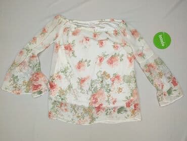 białe bluzki ze zlotym nadrukiem: Heritage, Bluzka damska, rozmiar L — 2