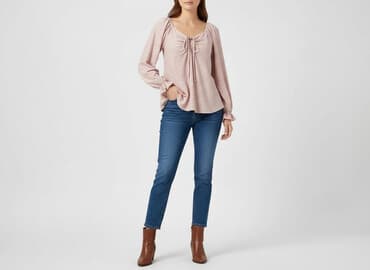 rozowa bluzka na impreze: Bluzka damska, rozmiar S — 6