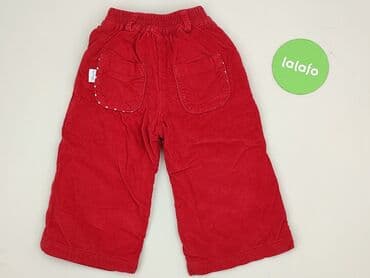 spodnie woskowane wysoki stan: Denim pants, 12-18 months, condition - Very good — 3