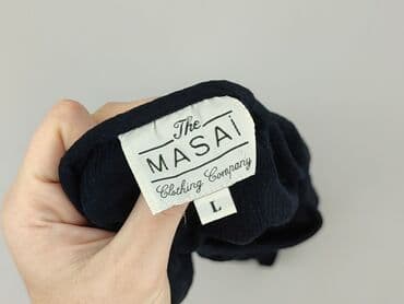 bluzka z dlugim rekawem czarna: Masai, Top damski, rozmiar L — 4