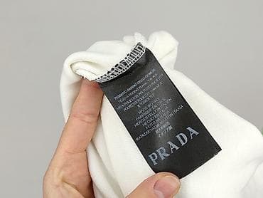 bluzki dalmatynczyk: Prada, T-shirt damski, rozmiar XL — 4