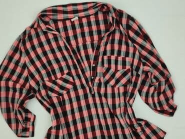 bluzki w kratkę czerwona: Women's blouse, size M — 2