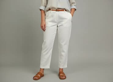 kapcie walkx: Spodnie materiałowe damskie, rozmiar XL — 6