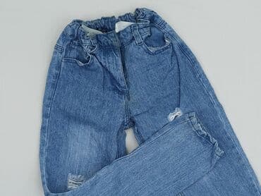 spodnie woskowane wysoki stan: Jeans, Disney, 8 years, 128, condition - Perfect — 1