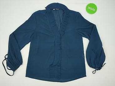 niebieska bluza h: Zara, Bluzka damska, rozmiar M — 2