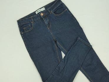 spodnie skinny z wysokim stanem: Skiny, Jeansy damskie, M — 1