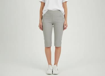 legginsy beżowe push up: Legginsy Krótkie damskie, rozmiar S — 1