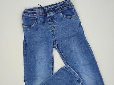pull and bear botki: Spodnie jeansowe, Little kids, 8 lat, 128, stan - Bardzo dobry — 1