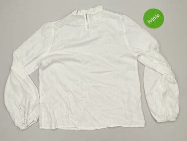 biale bluzki z kolnierzykiem: Shein, Bluzka damska, rozmiar S — 3