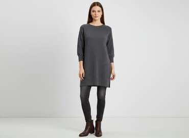 sukienka golf sweter: Tunika damska, rozmiar L — 5