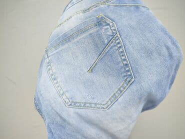 wide leg blue jeans: Jeansy damskie, rozmiar M — 7