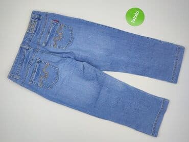 wysokie trampki do krótkich spodni: Spodnie 3/4 damskie, rozmiar M — 3