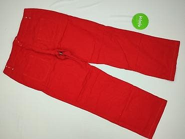 ragged jeans: Spodnie materiałowe damskie, rozmiar XL — 3