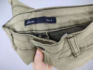 spodnie woskowane house: House, Material trousers for women, size S — 4