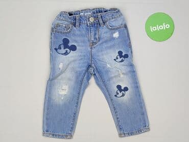 puszysta torebka: Spodnie jeansowe, Disney, 1.5-2 lat, 92, stan - Bardzo dobry — 2