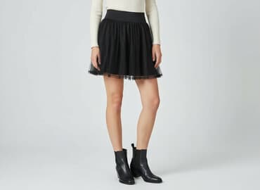 czarne spódnice tiulowe midi: Women`s skirt, size S — 1