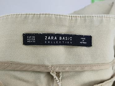 spodnie brazowe hm: Zara, Spodnie materiałowe damskie, rozmiar XS — 4