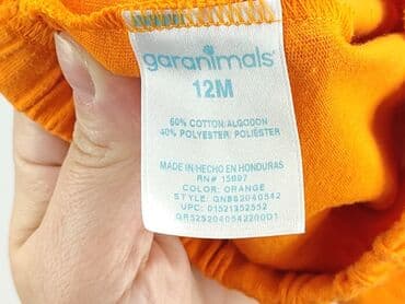 pomarańczowe rajstopy dla dzieci: Szorty, 9-12 miesięcy, stan - Dobry — 4